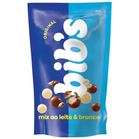 CHOCOLATE NEUGEBAUER BIBS MIX AO LEITE/BRANCO 120G