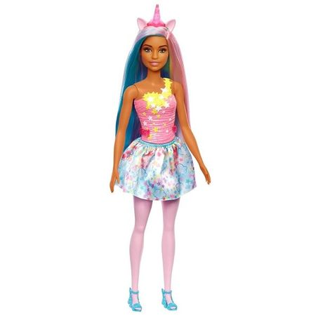BRINQ BONECA BARBIE UNICORNIO ROSA