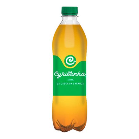 REFRIGERANTE CYRILINHA PET 500 ML CASCA DA LARANJA