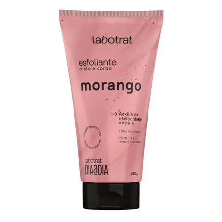 Esfoliante labotrat rosto e corpo morango frasco 150g