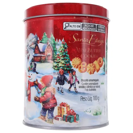 Biscoito s.edwiges cookies natal lt 100g 360-33