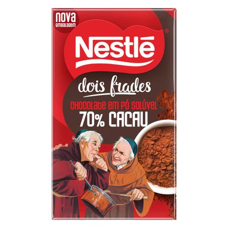 CHOCOLATE EM PÓ SOLÚVEL 70% CACAU DOIS FRADES NESTLÉ