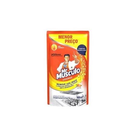 DESENGORDURANTE MR MUSCULO COZINHA REFIL 400ML
