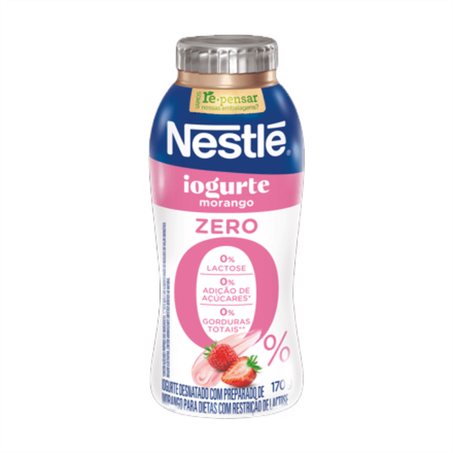 Iogurte Liquido Morango Zero Nestlé 170g