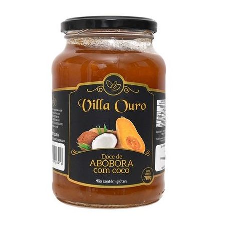 Doce de fruta abóbora com coco nutriouro 700g