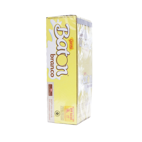 Chocolate Baton Garoto Branco Caixa com 30un - 480gr 360-49