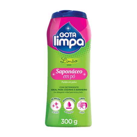 Saponáceo em pó limão gota limpa 300g