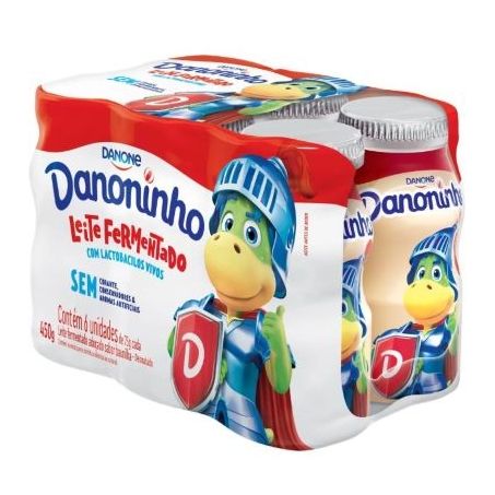 Leite fermentado danoninho de baunilha 450g