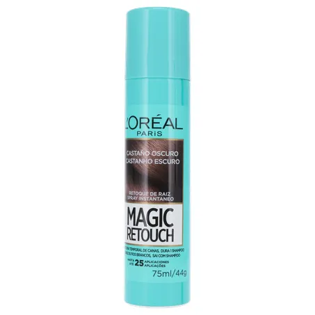 Retoque de Raíz L'Oréal Paris Castanho Escuro Frasco Spray 75ml 360-2