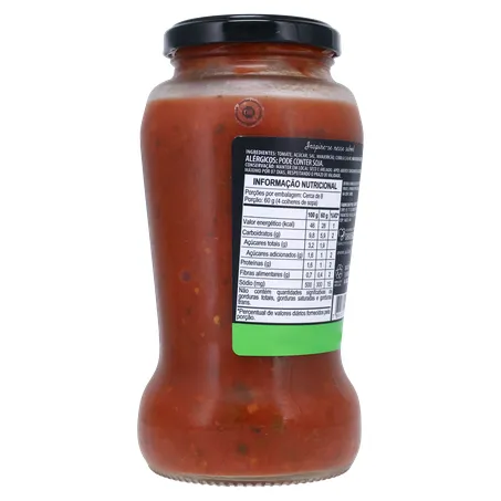 Molho De Tomate Salsaretti Gourmet Basilico 500g 360-14