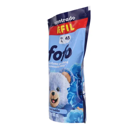 Amaciante de Roupas Concentrado Fofo Azul Tudao 900Ml 360-5