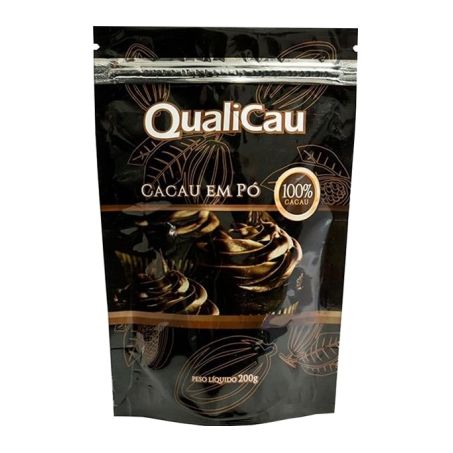 CACAU EM PÓ QUALICAU 100% CACAU SACHÊ 200G