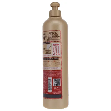 CREME PARA PENTEAR SEDA BOOM VOLUMÃO POWER ESBANJE SEU CRESPO ÓLEO DE COCO + ABACATE 350ML 360-22