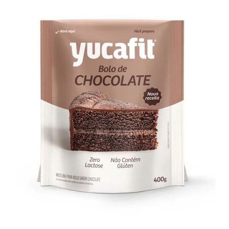 MISTURA PARA BOLO YUCAFIT 0%AÇÚCAR CHOCOLATE SH 400G