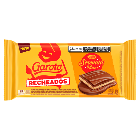 Chocolate Nestlé Garoto Recheados Serenata de Amor 90g