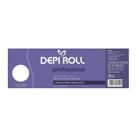 LENCOS DEPILACAO DEPI-ROLL C/20 FLS