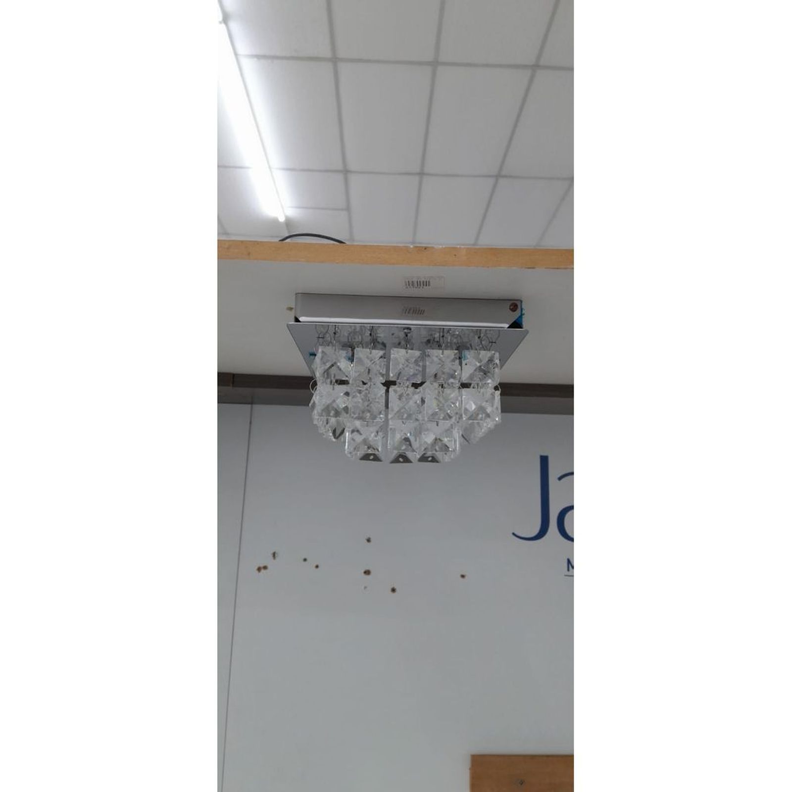 LLUM 1 LUZ PF LYON CRISTAL QD 16X16.GPLY161601PF