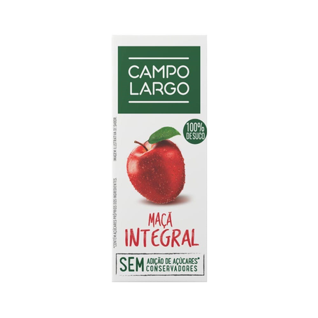 Suco de Maça Integral Campo Largo 200Ml
