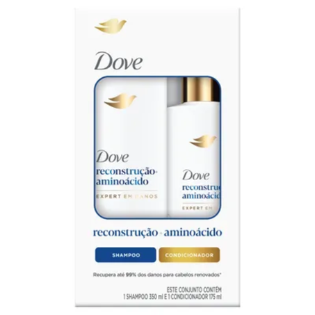 Kit dove shampoo350ml+condicionacor 175ml nutricao tri oleos