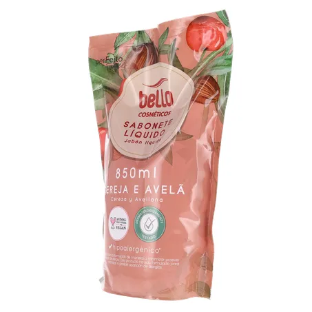 Sabonete liquido bello cereja-avela ref850ml 360-3
