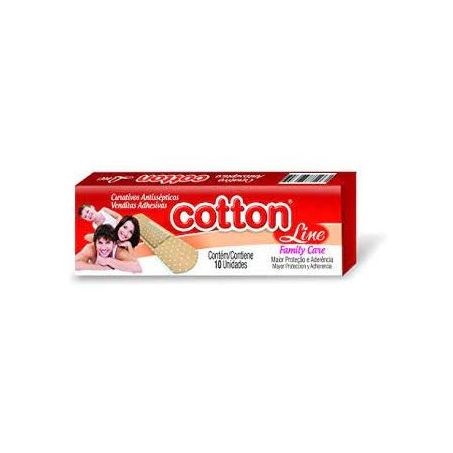 CRURATIVOS COTTON LINE C/10 COR DA PELE           