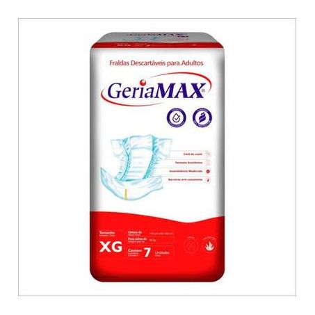 Fraldas Geriátricas Geriamax Xg 7UN