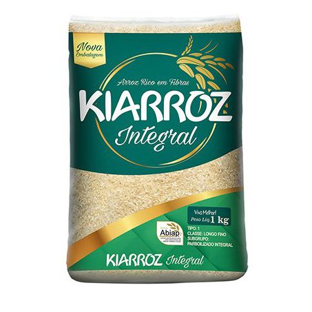 Arroz kiarroz integral pacote 1kg