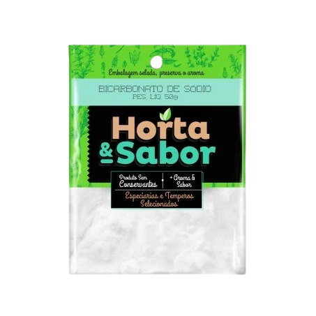 Bicarbonato de sódio horta sabor 50g