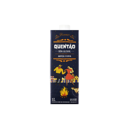 Quentão Aliança Zero Álcool 1L