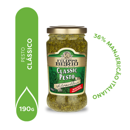 Molho pesto verde filippo berio 190g