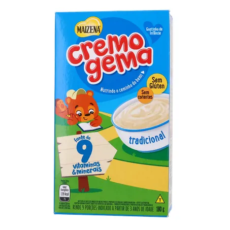 Mingau Tradicional Maizena Cremogema Caixa 180gr 360-1