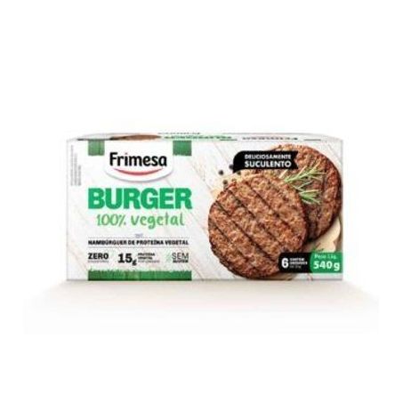 CARNE HAMBURGUER FRIMESA PROTEINA VEGETAL 540G