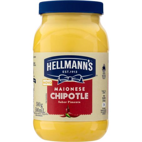 MAIONESE CHIPOTLE  HELLMANNS PET 500G