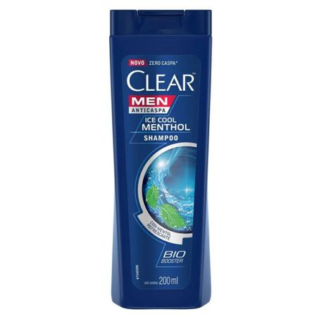 Shampoo Anticaspa Clear Men Ice Cool Menthol Squeeze 200ml