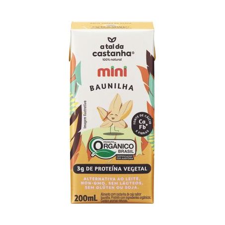 Bebida A Tal da Castanha Baunilha 200ml