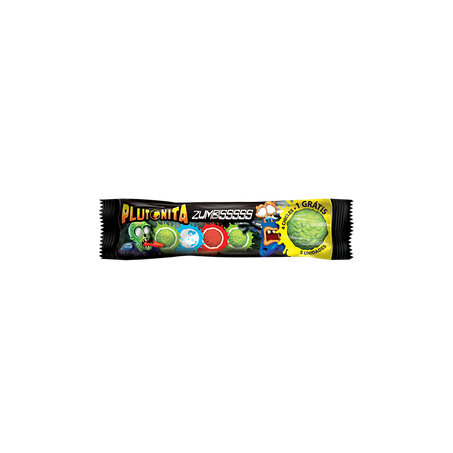Chiclete arcor plutonita zumbiss 22.5g