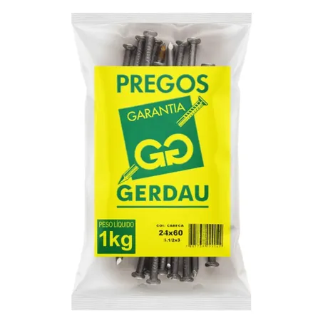 Pregos Gerdau 24X60 1kg