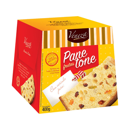 Panettone Veneza Luxo Frutas 400g