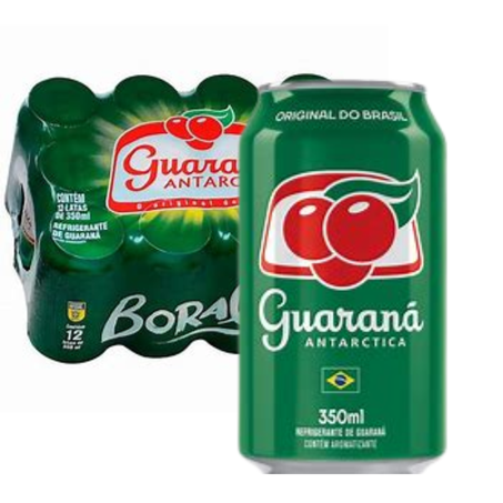 Refrigerante lata 350ml guarana antarctica pcc/12un-pacote