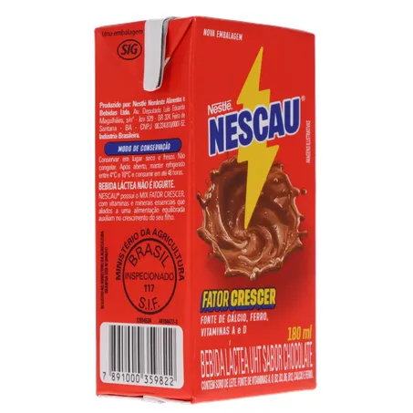 BEBIDA LÁCTEA NESCAU PRONTINHO 180ML 360-31
