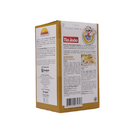 ARROZ TIO JOÃO INTEGRAL ORGÂNICO 1KG 360-24