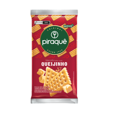 BISC PIRAQUE 138G QUEIJINHO