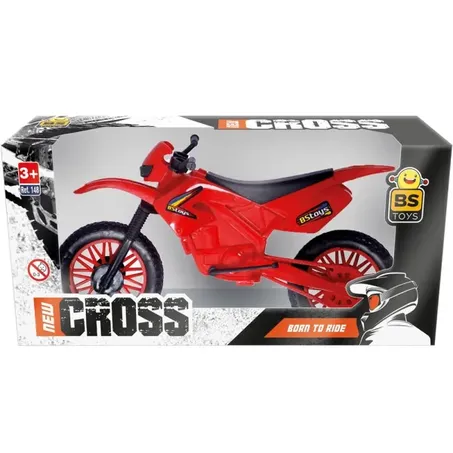 BRINQUEDO BS TOYS MOTO NEW CROSS CORES VARIADAS