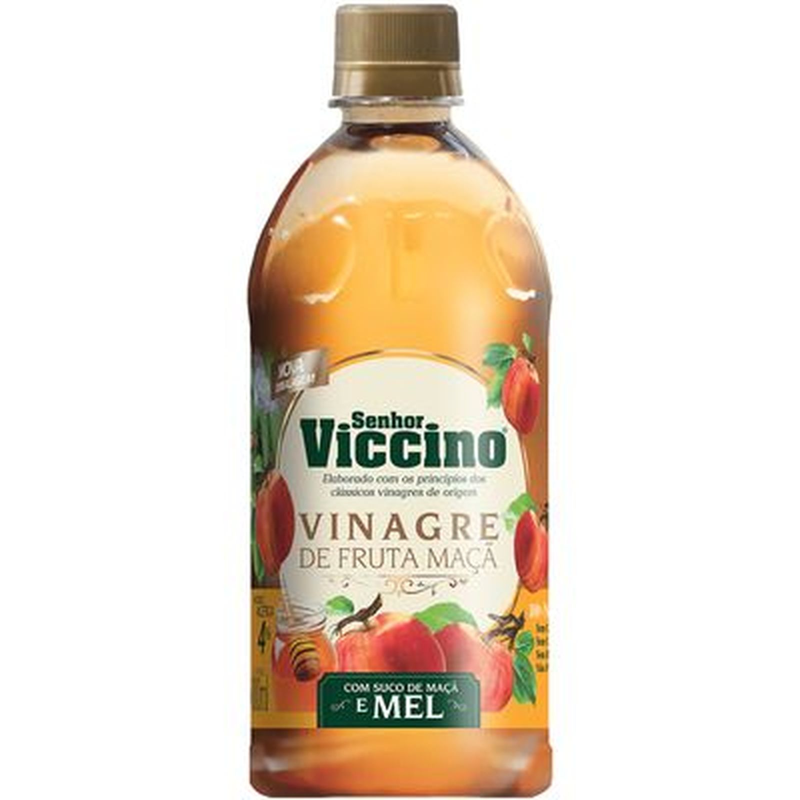 Vinagre de Maçã Com Mel Viccino Pote 500ml | Super Koch