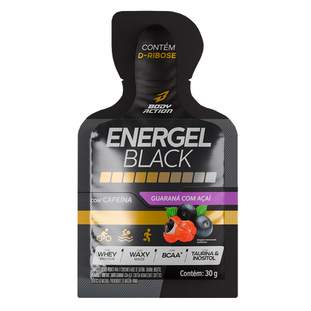 Suplemento Gel Energel Black Guaraná e Açaí 30g