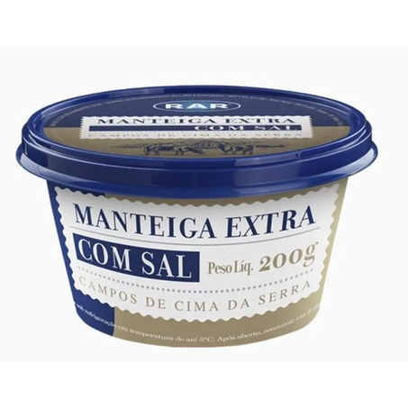 MANTEIGA RAR EXTRA COM SAL 200GR