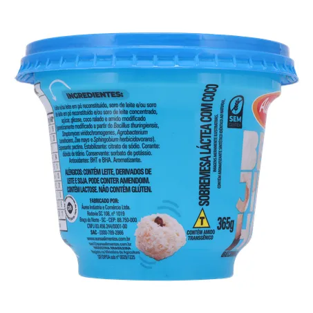 Sobremesa beijinho aurea pote 365g 360-28