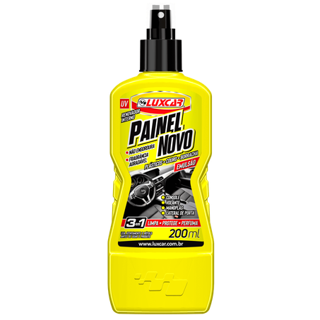 Limpador De Painel Auto Novo 3em1 Luxcar 200ml