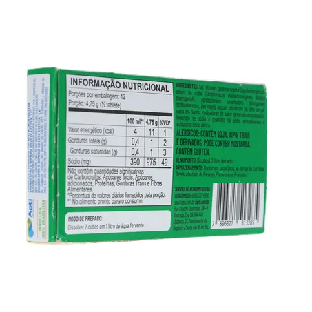 Caldo tablete apti refoga caseira caixa 57g 360-14