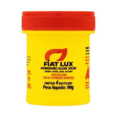 Acendedor de Álcool Sólido Fiat Lux Tablete 4UN